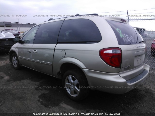 2D4GP44L05R544973 - 2005 DODGE GRAND CARAVAN SXT GOLD photo 3