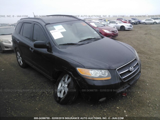 5NMSH13E18H204297 - 2008 HYUNDAI SANTA FE SE/LIMITED BLACK photo 1