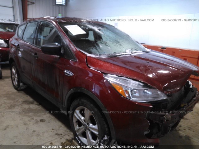 1FMCU0F79GUB72211 - 2016 FORD ESCAPE S RED photo 1