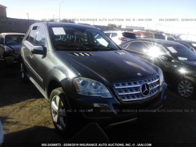 4JGBB5GB3AA586451 - 2010 MERCEDES-BENZ ML 350 GRAY photo 1