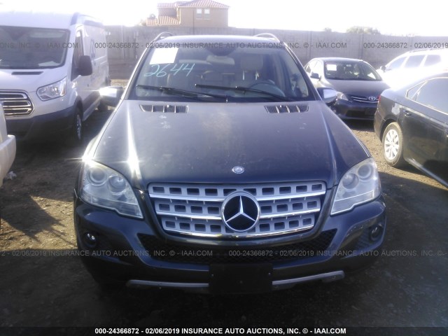 4JGBB5GB3AA586451 - 2010 MERCEDES-BENZ ML 350 GRAY photo 6