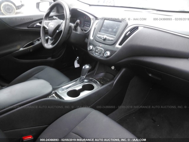 1G1ZB5ST0HF127371 - 2017 CHEVROLET MALIBU LS BLACK photo 5