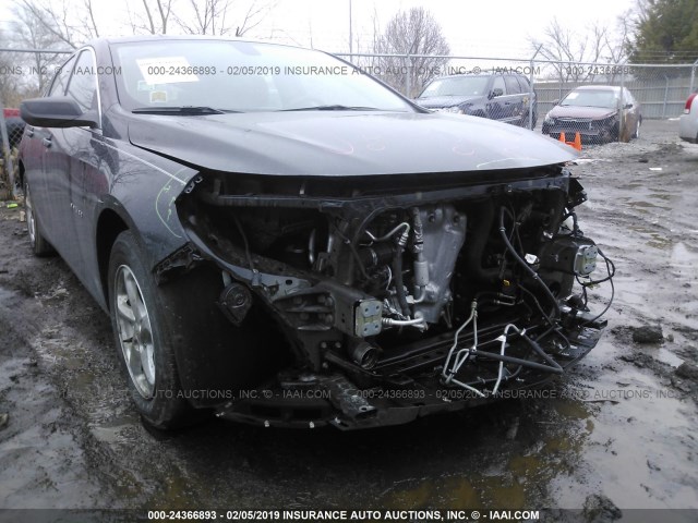 1G1ZB5ST0HF127371 - 2017 CHEVROLET MALIBU LS BLACK photo 6