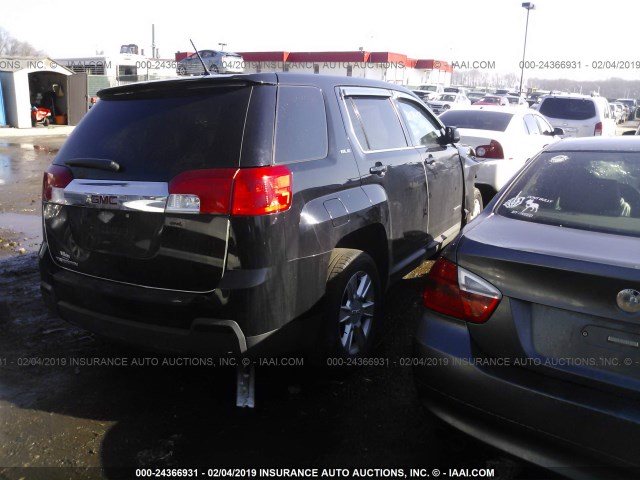 2GKALMEK5D6375722 - 2013 GMC TERRAIN SLE BLACK photo 4