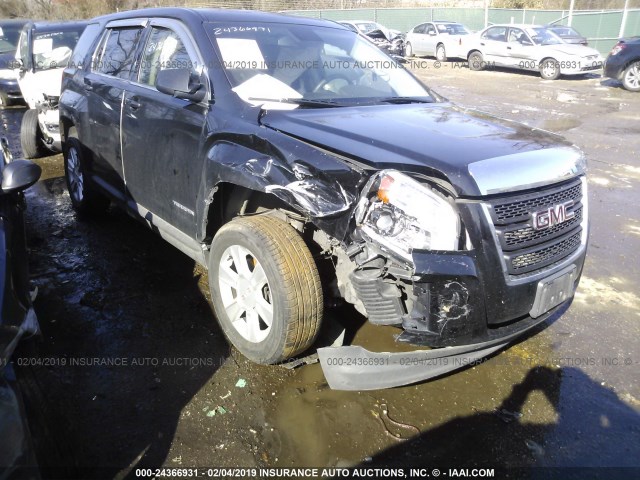 2GKALMEK5D6375722 - 2013 GMC TERRAIN SLE BLACK photo 6