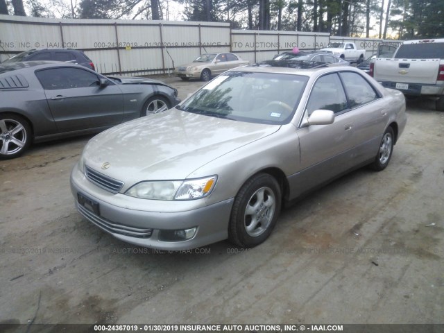 JT8BF28G1Y5079891 - 2000 LEXUS ES 300 TAN photo 2