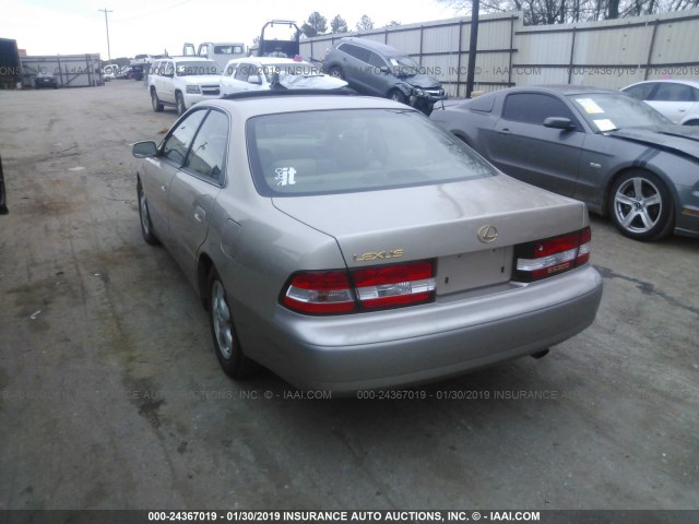 JT8BF28G1Y5079891 - 2000 LEXUS ES 300 TAN photo 3