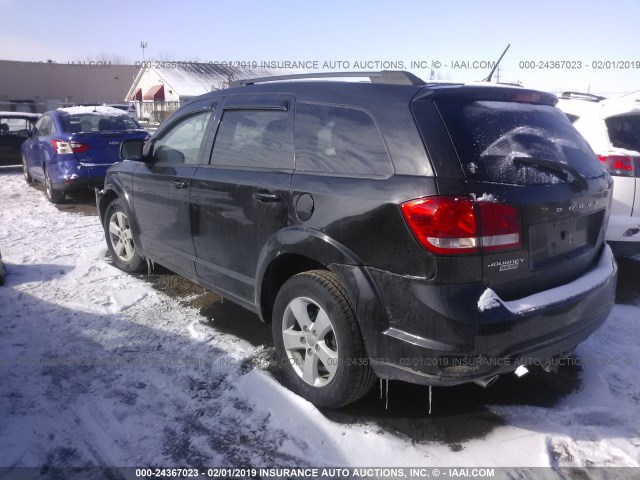 3C4PDCBG2CT297259 - 2012 DODGE JOURNEY SXT BLACK photo 3