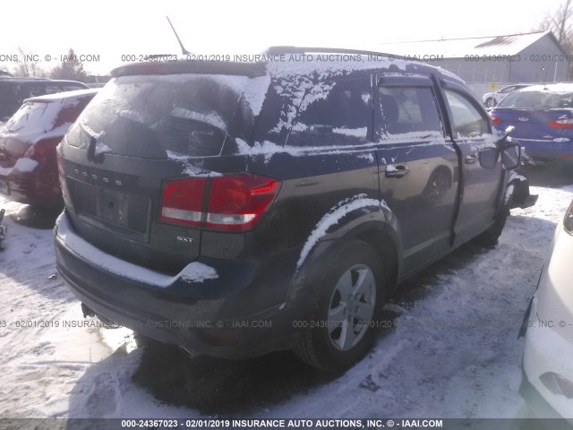 3C4PDCBG2CT297259 - 2012 DODGE JOURNEY SXT BLACK photo 4