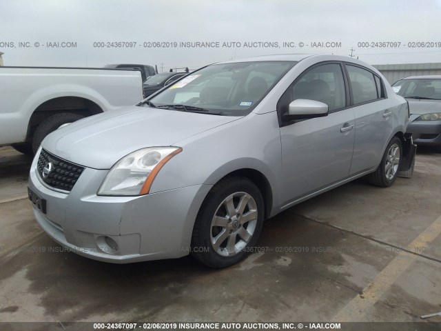 3N1AB61E88L738576 - 2008 NISSAN SENTRA 2.0/2.0S/2.0SL SILVER photo 2