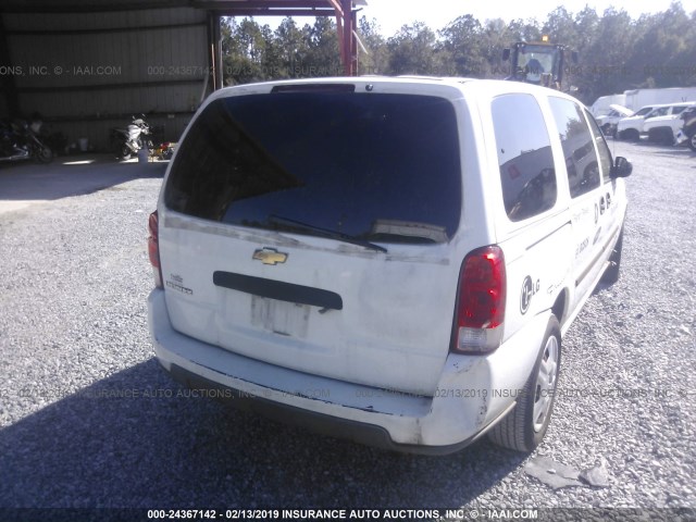 1GBDV13127D147120 - 2007 CHEVROLET UPLANDER INCOMPLETE WHITE photo 5