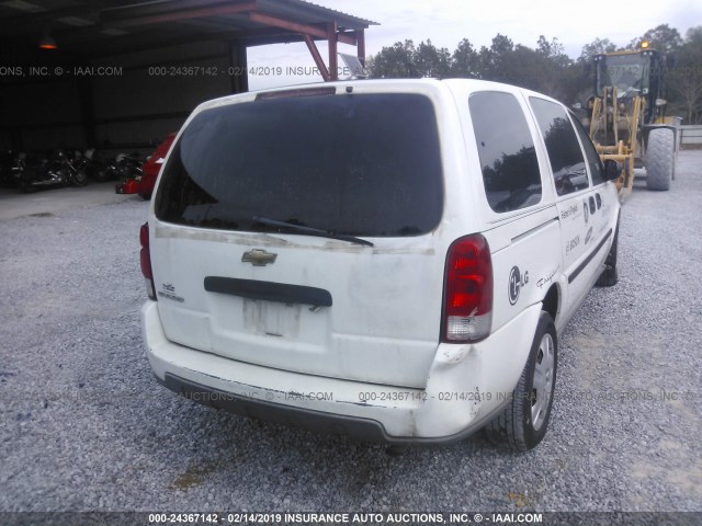 1GBDV13127D147120 - 2007 CHEVROLET UPLANDER INCOMPLETE WHITE photo 6