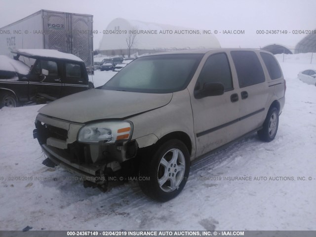 1GNDV23177D219020 - 2007 CHEVROLET UPLANDER LS 金色 照片 2