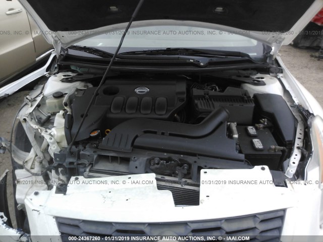 1N4AL24E98C128041 - 2008 NISSAN ALTIMA 2.5S WHITE photo 10