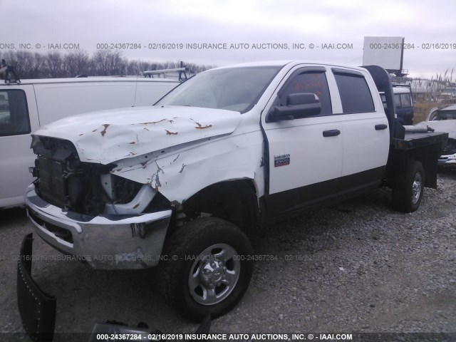 3D7UT2CL6BG537308 - 2011 DODGE RAM 2500 WHITE photo 2