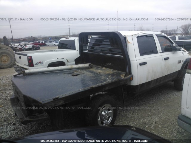 3D7UT2CL6BG537308 - 2011 DODGE RAM 2500 WHITE photo 4