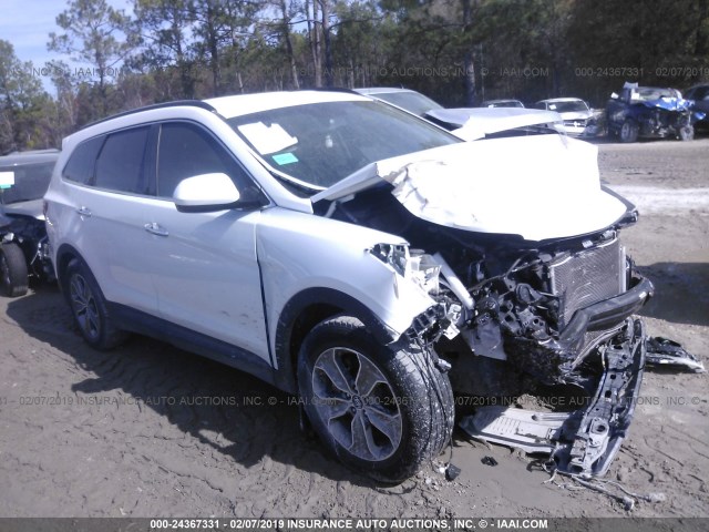 KM8SM4HF8GU151311 - 2016 HYUNDAI SANTA FE SE WHITE photo 1