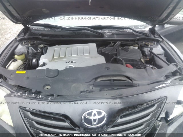 4T1BK46K88U071854 - 2008 TOYOTA CAMRY LE/XLE/SE GRAY photo 10