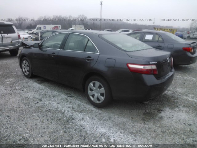 4T1BK46K88U071854 - 2008 TOYOTA CAMRY LE/XLE/SE GRAY photo 3