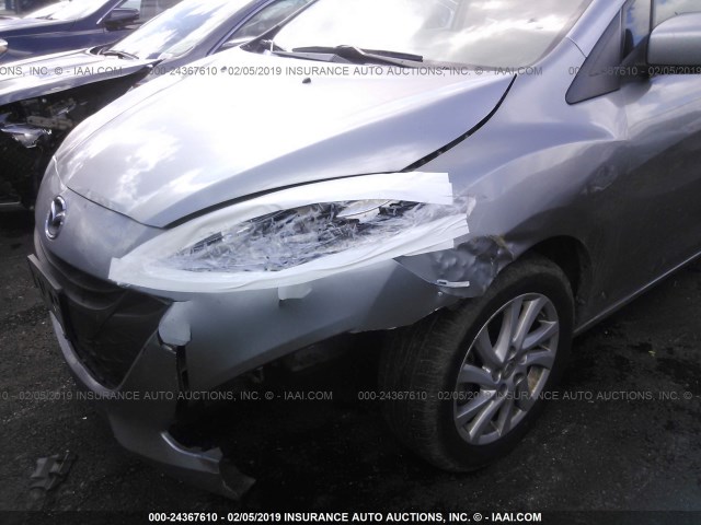 JM1CW2BL7C0114287 - 2012 MAZDA 5 GRAY photo 6