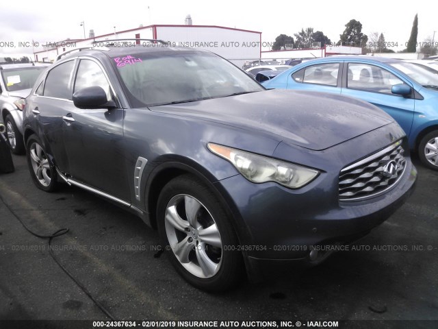 JN8AS1MU1AM801634 - 2010 INFINITI FX35 BLUE photo 1