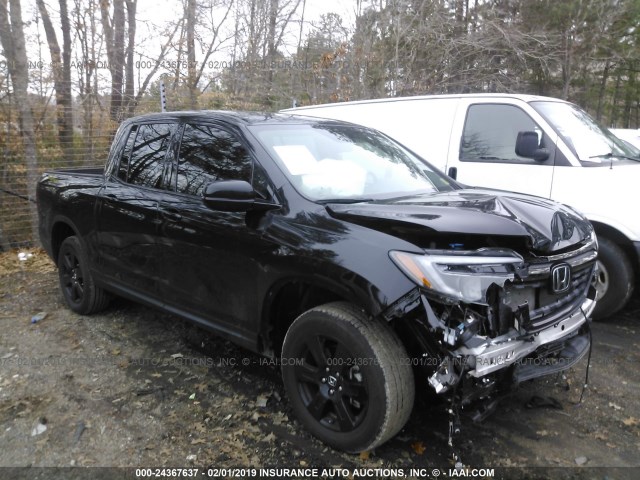 5FPYK3F84JB011654 - 2018 HONDA RIDGELINE BLACK EDITION BLACK photo 1