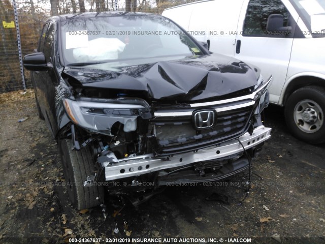 5FPYK3F84JB011654 - 2018 HONDA RIDGELINE BLACK EDITION BLACK photo 6