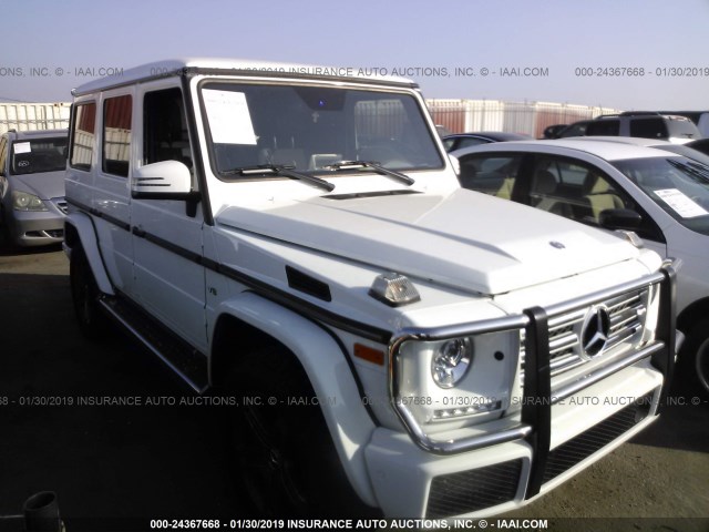 WDCYC3KF7HX266805 - 2017 MERCEDES-BENZ G 550 WHITE photo 1