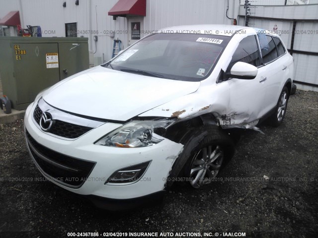 JM3TB2DA7B0319816 - 2011 MAZDA CX-9 WHITE photo 6