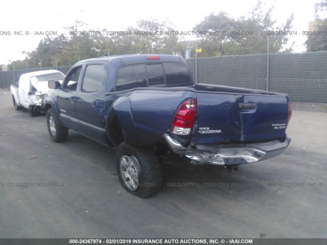 3TMJU62N08M065475 - 2008 TOYOTA TACOMA DOUBLE CAB PRERUNNER BLUE photo 3