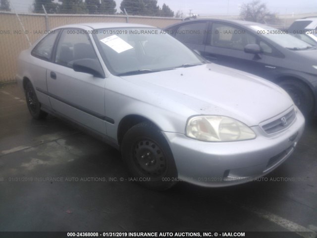 1HGEJ6221YL087889 - 2000 HONDA CIVIC DX SILVER photo 1