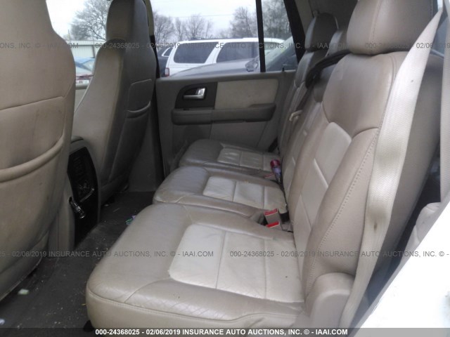 1FMPU17L53LA93816 - 2003 FORD EXPEDITION EDDIE BAUER WHITE photo 8