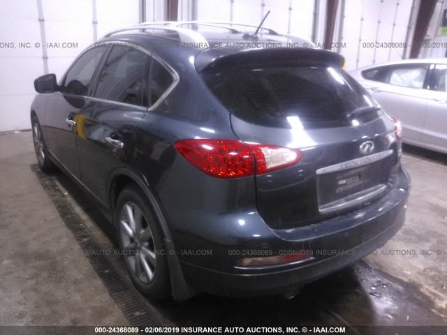 JNKAJ09E78M304185 - 2008 INFINITI EX35 JOURNEY GRAY photo 3