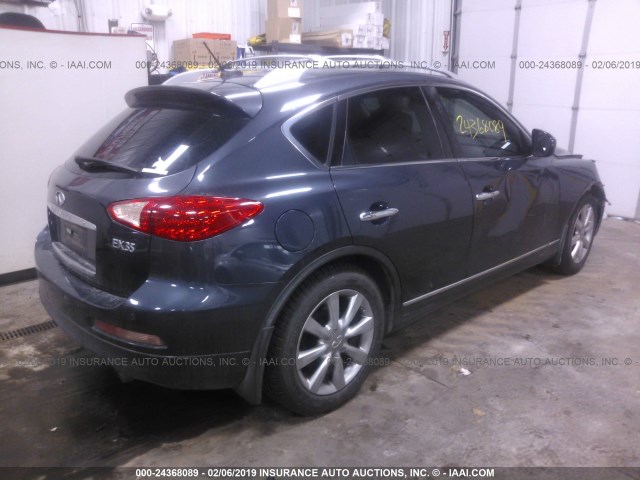 JNKAJ09E78M304185 - 2008 INFINITI EX35 JOURNEY GRAY photo 4