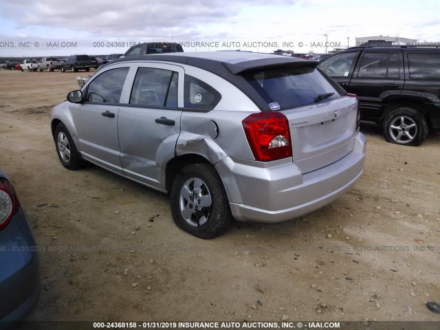 1B3HB28AX9D151991 - 2009 DODGE CALIBER SE SILVER photo 3