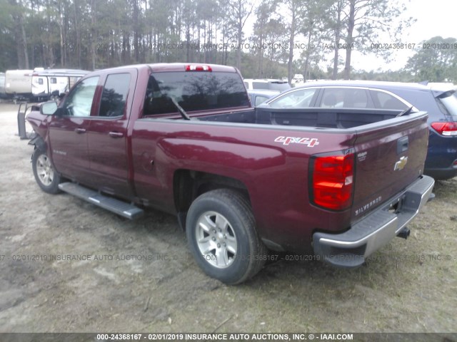 1GCVKREC6FZ168561 - 2015 CHEVROLET SILVERADO K1500 LT RED photo 3