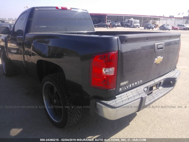 1GCEC14C08Z109489 - 2008 CHEVROLET SILVERADO C1500 BLACK photo 6