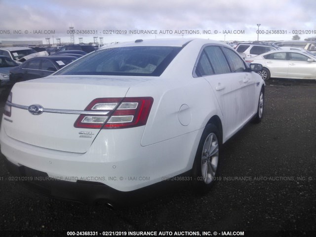 1FAHP2E98FG119793 - 2015 FORD TAURUS SEL WHITE photo 4