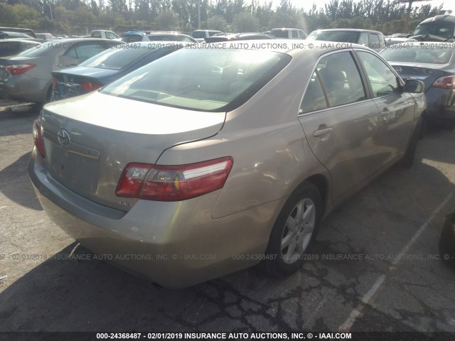 4T1BE46K77U577939 - 2007 TOYOTA CAMRY NEW GENERAT CE/LE/XLE/SE GOLD photo 4