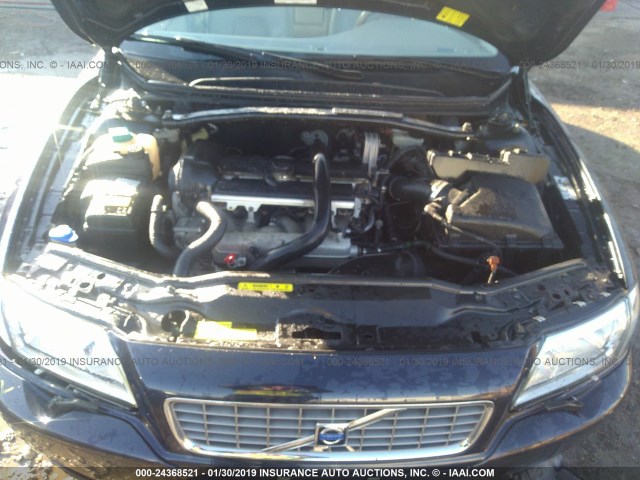 YV1TH592851410550 - 2005 VOLVO S80 2.5T BLUE photo 10