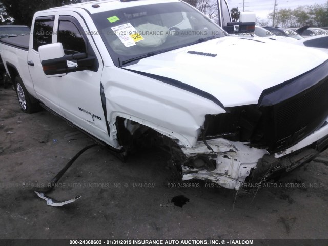 1GT12UE86GF224966 - 2016 GMC SIERRA K2500 DENALI WHITE photo 6