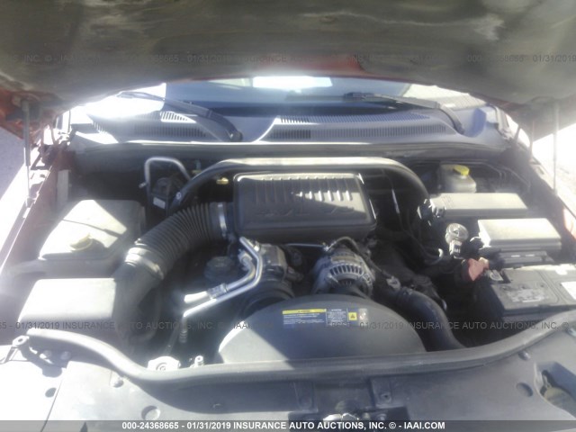 1J8HG48N56C338841 - 2006 JEEP COMMANDER RED photo 10