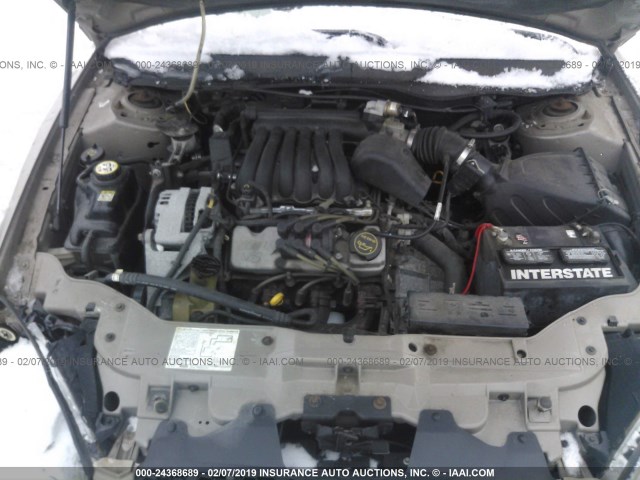 1FAFP552X3G214816 - 2003 FORD TAURUS SES TAN photo 10