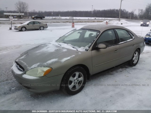 1FAFP552X3G214816 - 2003 FORD TAURUS SES TAN photo 2