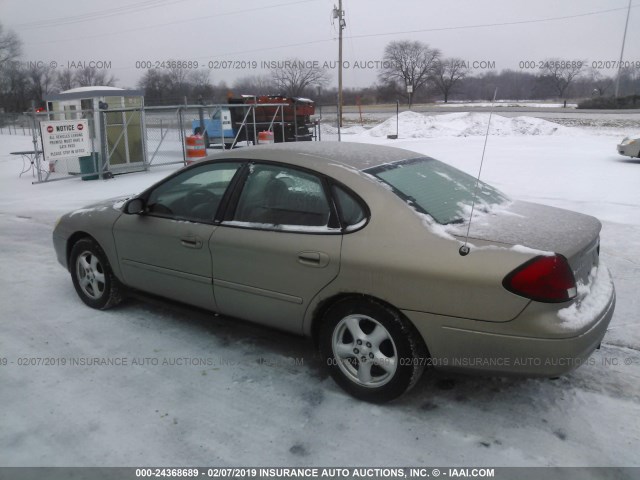 1FAFP552X3G214816 - 2003 FORD TAURUS SES TAN photo 3