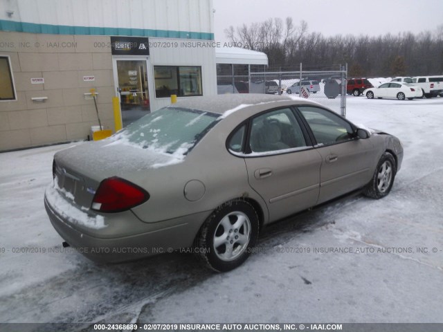 1FAFP552X3G214816 - 2003 FORD TAURUS SES TAN photo 4