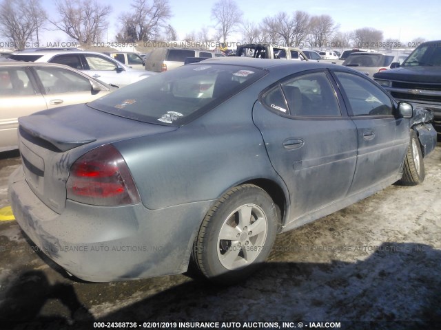 2G2WP552461245947 - 2006 PONTIAC GRAND PRIX BLUE photo 4
