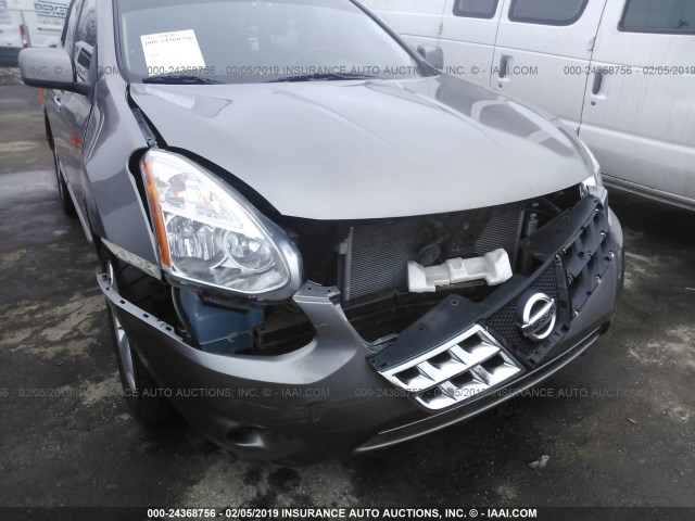 JN8AS5MV6BW260649 - 2011 NISSAN ROGUE S/SV/KROM GRAY photo 6