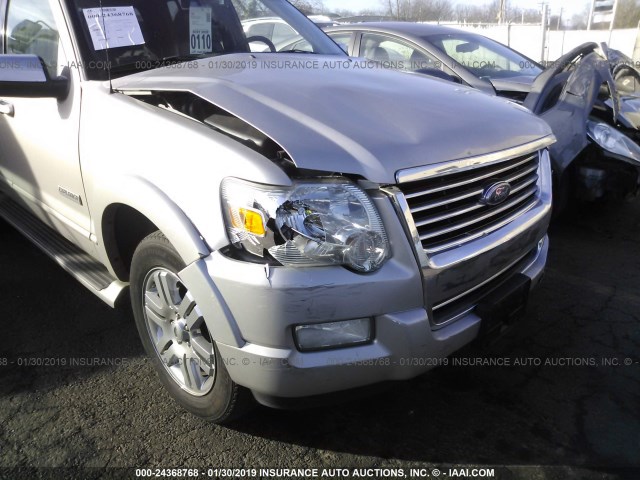 1FMEU75866UB56459 - 2006 FORD EXPLORER LIMITED SILVER photo 6