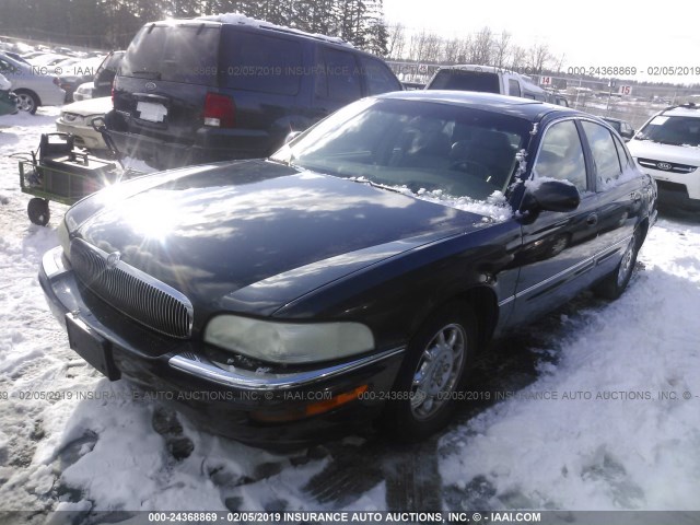 1G4CU5215Y4144874 - 2000 BUICK PARK AVENUE ULTRA Dark Blue photo 2